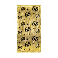 Deurgordijn Classy - 65 jaar - Zwart-Goud