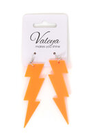 Oorbellen - Flash - Neon Oranje Oorbellen - Flash - Neon Oranje