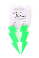 Oorbellen - Flash - Neon Groen Oorbellen - Flash - Neon Groen