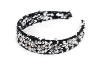 Haarband Pailletten - Zilver Haarband Pailletten - Zilver