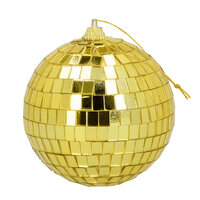  Discoballen Goud - Jaren 80 Accessoire - 6 stuks - 8 cm