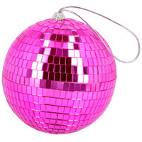 Discobal Neon Roze - Jaren 80 & 90 Accessoire - 15 cm