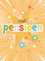 Wenskaart XL - Met Pensioen - Met Envelop Wenskaart XL - Met Pensioen - Met Envelop