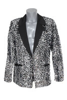 Pailletten Colbert Zilver - Glitter en Glamour - Heren Pailletten Colbert Zilver - Glitter en Glamour - Heren