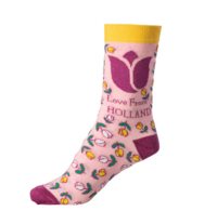 Sokken - Love From Holland - Roze - 42-45