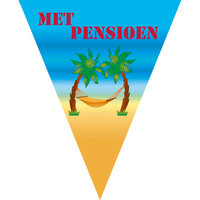 Pensioen Vlaggenlijn - Strand en Palmbomen - 5 meter