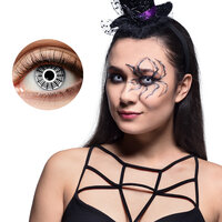 Lenzen Halloween - Kleurlenzen - Spin Black-White - Weeklenzen Lenzen Halloween - Kleurlenzen - Spin Black-White - Weeklenzen