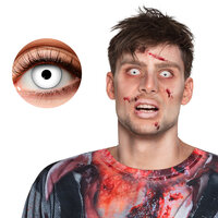 Lenzen Halloween - Kleurlenzen - Zombie White - Weeklenzen Lenzen Halloween - Kleurlenzen - Zombie White - Weeklenzen