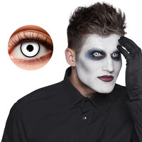 Lenzen Halloween - Kleurlenzen - Maniac White-Black - Weeklenzen Lenzen Halloween - Kleurlenzen - Maniac White-Black - Weeklenzen