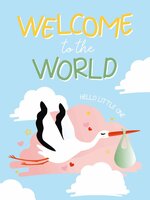 Wenskaart XL - Welcome To The World - Met Envelop
