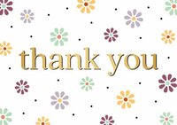 Wenskaart - Daisy - Thank You