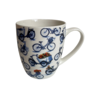 Souvenir Mok - Koffiemok Fietsen - Delftsblauw