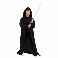 Halloween Cape Fantasy - Zwart Hooded - Kinderen
