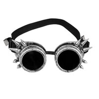 Feestbril Steampunk - Cyberpunk Zilver - Volwassenen Feestbril Steampunk - Cyberpunk Zilver - Volwassenen