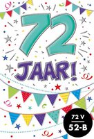 Verjaardagskaart - That Funny Age - 72 jaar - met Envelop