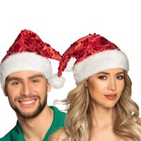 Kerstmuts Dangling Rood - Volwassenen