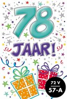 Verjaardagskaart - That Funny Age - 78 jaar - met Envelop