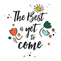 Wenskaart - The Best is Yet to Come - Met Envelop