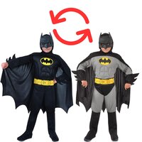 Batman Gespierd Kostuum Omkeerbaar - Licentie - Kinderen Batman Gespierd Kostuum Omkeerbaar - Licentie - Kinderen