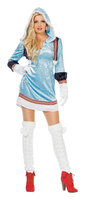 Eskimo kostuum dame ice-blue