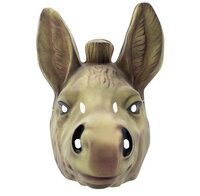Dieren Masker - Ezel - Plastic - Volwassenen