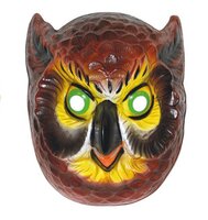 Dieren Masker - Uil - Plastic - Volwassenen