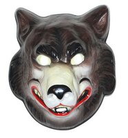 Dieren Masker - Wolf - Plastic - Volwassenen Dieren Masker - Wolf - Plastic - Volwassenen
