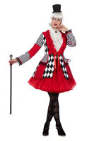 Clown Kostuum - Geblokt Jas - Dames Clown Kostuum - Geblokt Jas - Dames