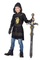 Ridder Kostuum Middeleeuwen - Zwart-Goud - Jongens