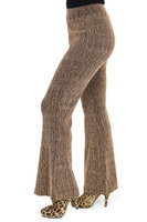 Flared Broek - Goud met Steentjes - Disco Jaren 80 & 90 - Dames