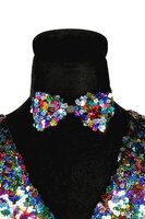 Vlinderstrikje - Pailletten Multicolor