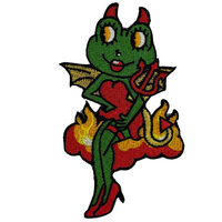 Embleem Oeteldonk - Kikker Duiveltje