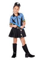 Politie Jurk Blauw-Zwart - Dutch Police Girl - Meisje