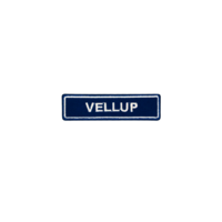 Embleem - Straatnaambordje Vellup Embleem - Straatnaambordje Vellup