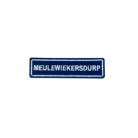 Embleem - Straatnaambordje Meulewiekersdurp Embleem - Straatnaambordje Meulewiekersdurp