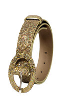 Riem Glitter Goud - Disco Accessoire - Fout Feest Riem Glitter Goud - Disco Accessoire - Fout Feest