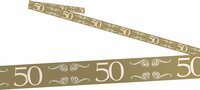 Afzetlint Goud - 50 jaar - 15 meter Afzetlint Goud - 50 jaar - 15 meter