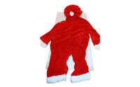 Tweede kans -Kerst babykostuum Jumpsuit met capuchon