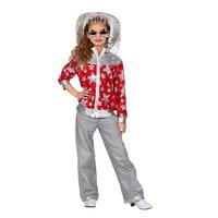 Cowgirl Glamorous Pailletten Jasje Sterren - Rood-Wit - Meisjes Cowgirl Glamorous Pailletten Jasje Sterren - Rood-Wit - Meisjes