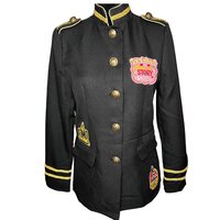 Oeteldonk Carnavalsjas Kort Zwart - Unieke Badges - Dames Oeteldonk Carnavalsjas Kort Zwart - Unieke Badges - Dames