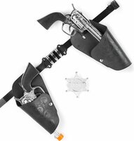 Cowboy Pistolen Set - 6-delig - 2 stuks Cowboy Pistolen Set - 6-delig - 2 stuks