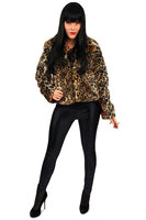Bontjasje Panter - Zachte Pluche Jas - Dames Bontjasje Panter - Zachte Pluche Jas - Dames