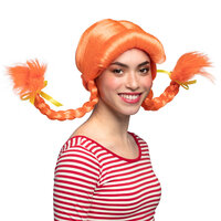 Dames Pruik - Braided Oranje - Model met Vlechten Dames Pruik - Braided Oranje - Model met Vlechten