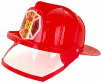 Brandweerhelm Rood - Met Vizier - Kinderen
