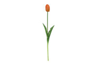 Kunstbloem Tulp - Oranje - Zijdebloem
