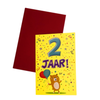 Verjaardagskaart - That Funny Age - 2 jaar B - met Envelop