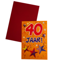 Verjaardagskaart - That Funny Age - 40 jaar A - met Envelop