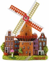  Koelkastmagneet - Magneet Holland - Molen Holland Stad