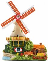Koelkastmagneet - Magneet Holland - Molen Holland Rivier Huisje