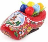 Koelkastmagneet - Magneet Holland - Klomp Tulpen - Rood